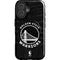 NBA Golden State Warriors Black Animal Print iPhone 16 Magsafe Impact Case